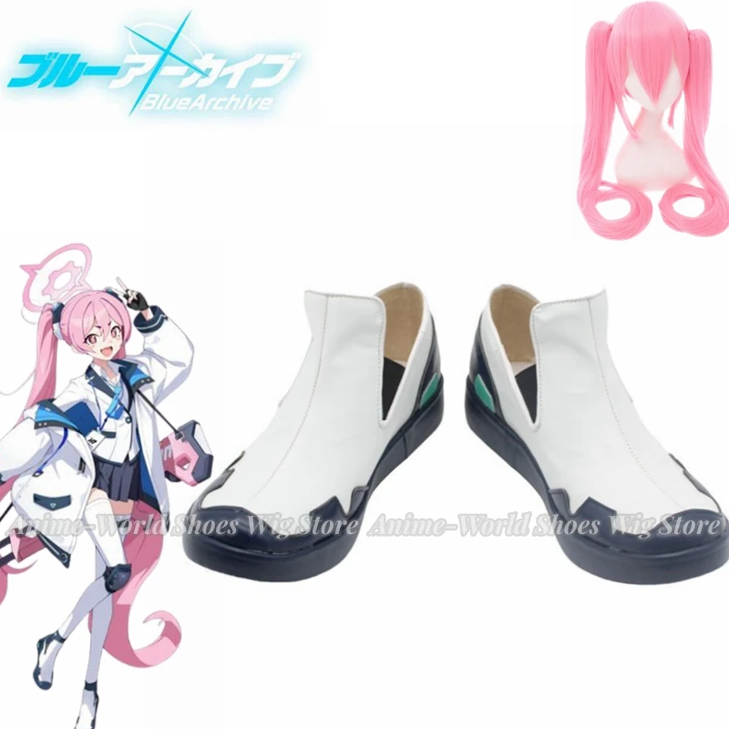 

Game Blue Archive Koyuki Kurosaki Cosplay Shoes Halloween Carnival Boots PU Shoes Cosplay Props Wig Custom Made