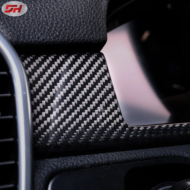 New Carbon Fiber Material Interior Dashboard Panel Trims Paste Type for  Cayenne 9Y0 9YA 2018 and up Models