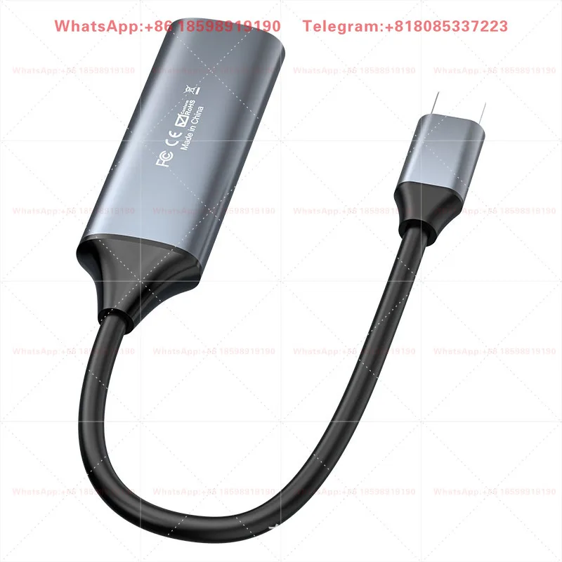 Type-C Game Video Capture Card Live Streaming Capture Box For PS4 PS5 Game Screen Recording Signal Transmission Component