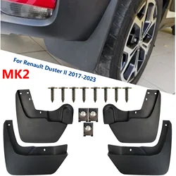 4Pcs For Renault Dacia Duster II Splash Guards mudguards Fender Mudflap Mud Flaps Mud Guard Front Rear Car Accessories 2017-2023