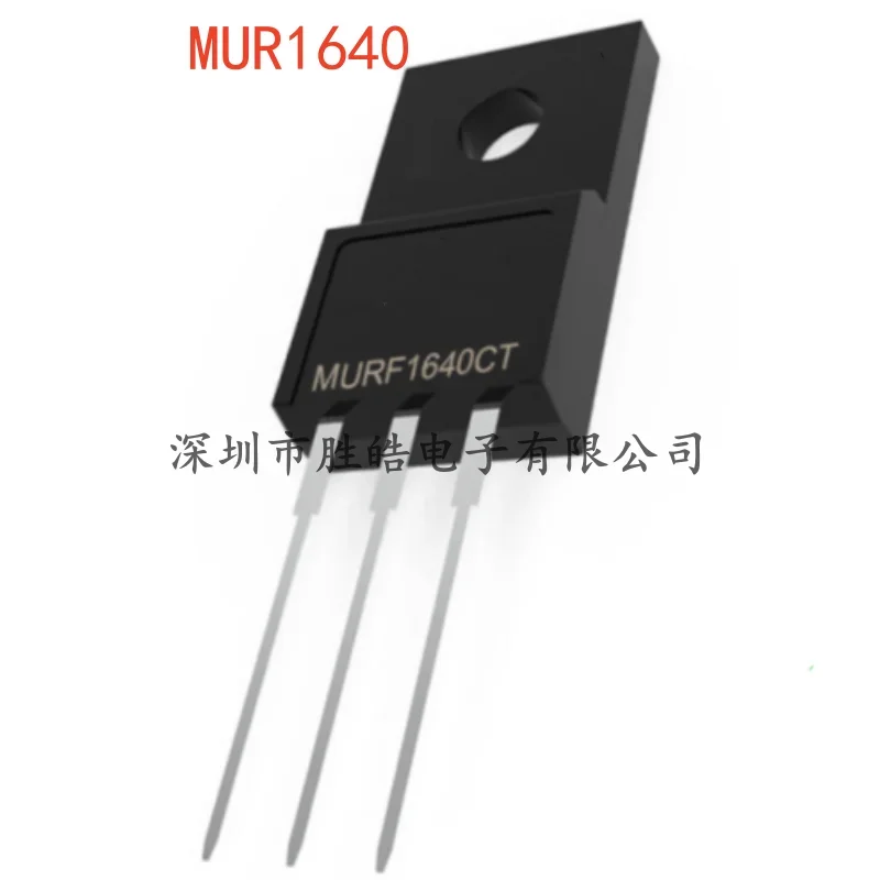 (10PCS)  NEW  MUR1640FCT   MUR1640   MURF1640CT   Schottky Diode   TO-220F  MUR1640  Integrated Circuit