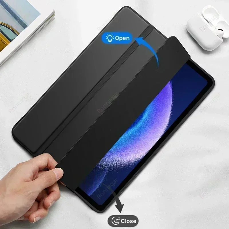 Smart Case für Lenovo Tab M11 11 Zoll 2024 TB330FU Slim Stand Tri-Fold Wake/Sleep Soft Tablet Cover Lenovo Tab M11 TB330FU TB331FC