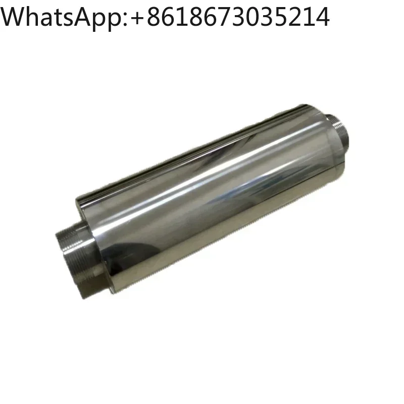 PT  G2 1/2inch 75mm SS muffler For7.5KW High pressure Regenerative blower  Gas Pump CNC Router Vacuum Pump