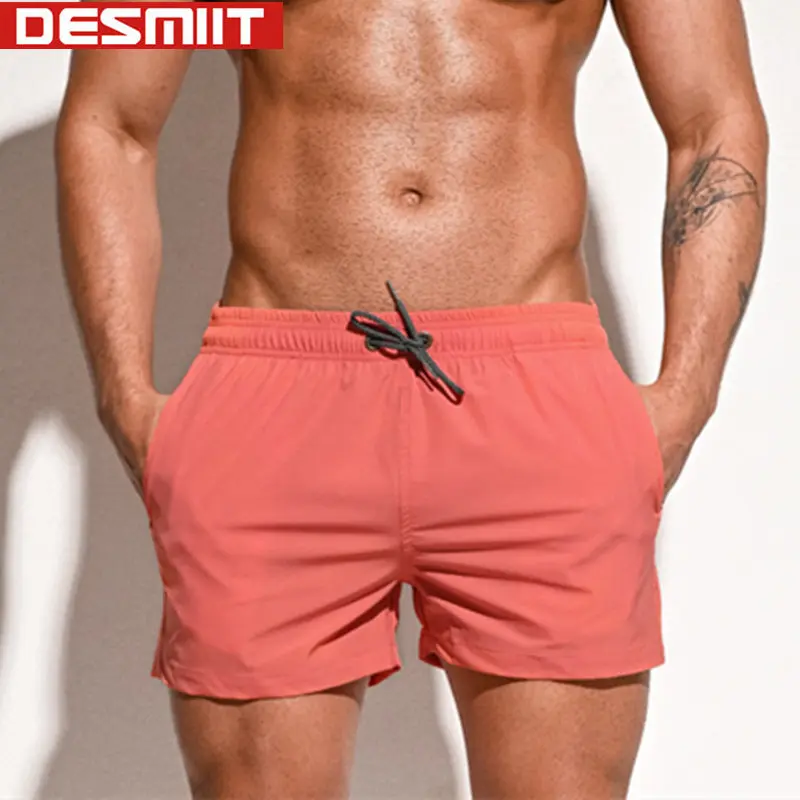 Elastic Desmiit Swimming Shorts Men Swim Trunks For Man Swimwear 2025 Bermuda Beach Short Bathi... product image