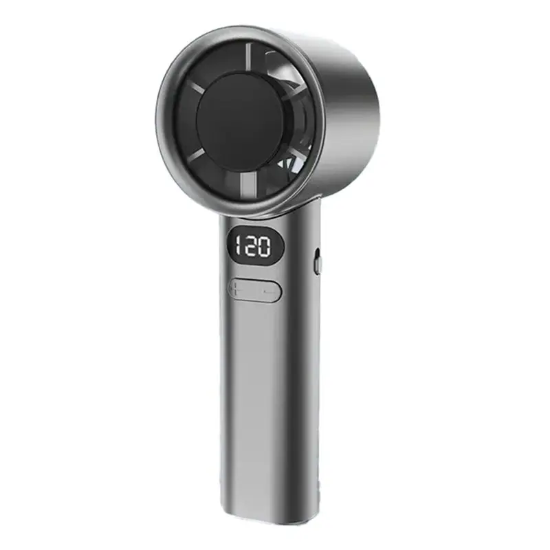 

M02K-120 Gears Handheld Fan Portable 120 Wind Speed Mini Bladeless Hand Fans Rechargeable Office USB Electric Fan