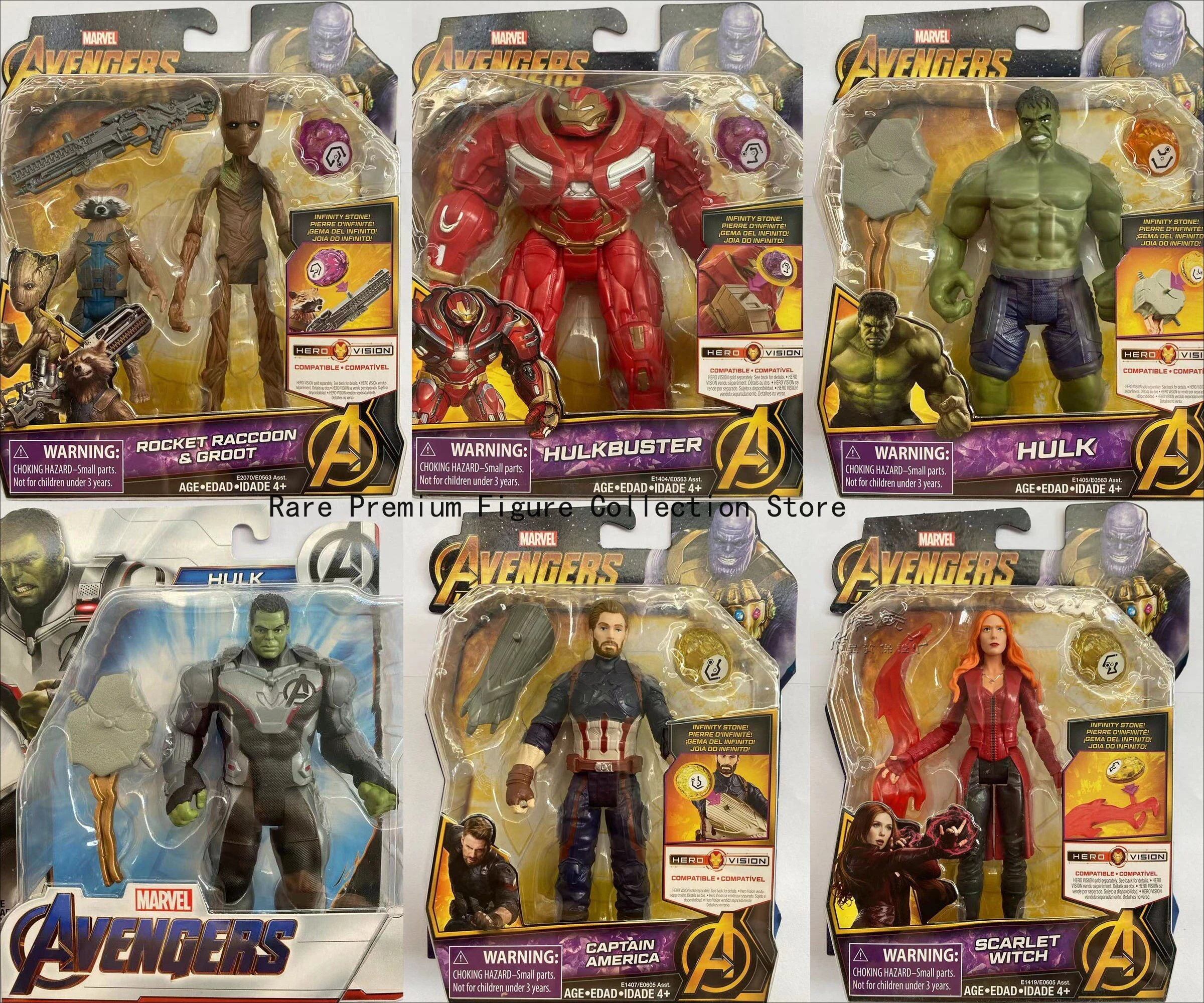 

Оригинальные 6-дюймовые фигурки Marvel Avengers: Халк, Капитан Америка, Тримэн, игрушки Танос, модели, коллекционные фигурки