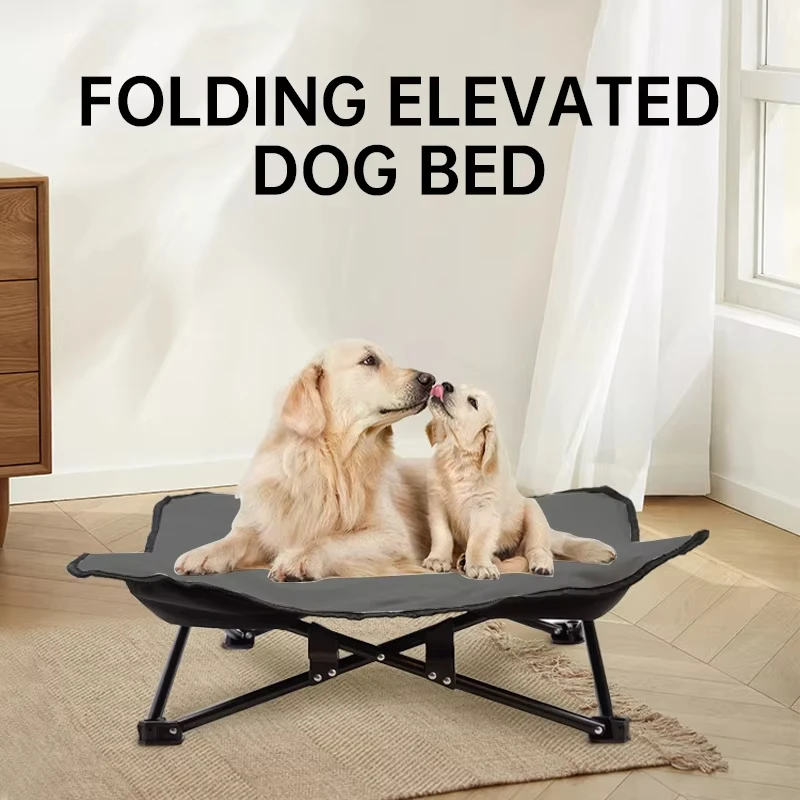 Outdoor Camping Foldable Pet Bed with Support Dust-proof Dog Mattress Comfortable Soft Dog Bed for Pet Bed Travel Pet Supplies