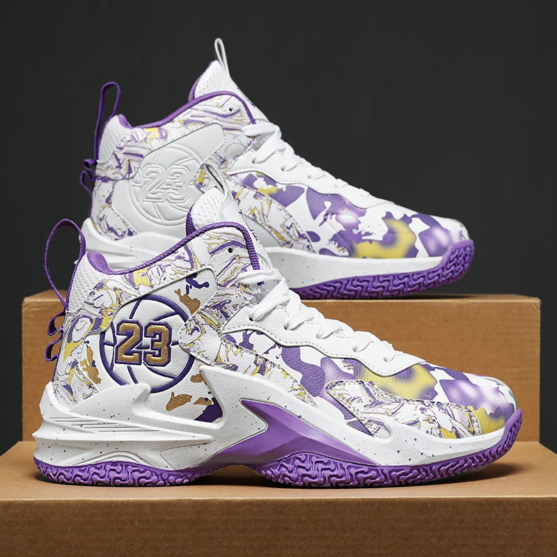 

Men Basketball Shoes Field Training Sports Tennis Shoes 2026 New Male Sneakers Non Slip Luxury Basketball Shoes for Women