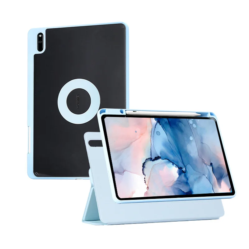 

Magnetic Rotating Case for Huawei Matepad SE 10.4 11 Pro 10.8 Pro11 Cover Anti-bending Acrylic Separable Back Stand Tablet Shell