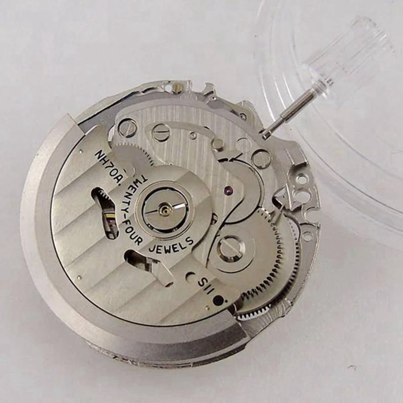 NH70 NH70A 21600 BPH 24 Jewels Openwork Mechanical Movement High Accuracy Luxury Automatic Watch Accessories