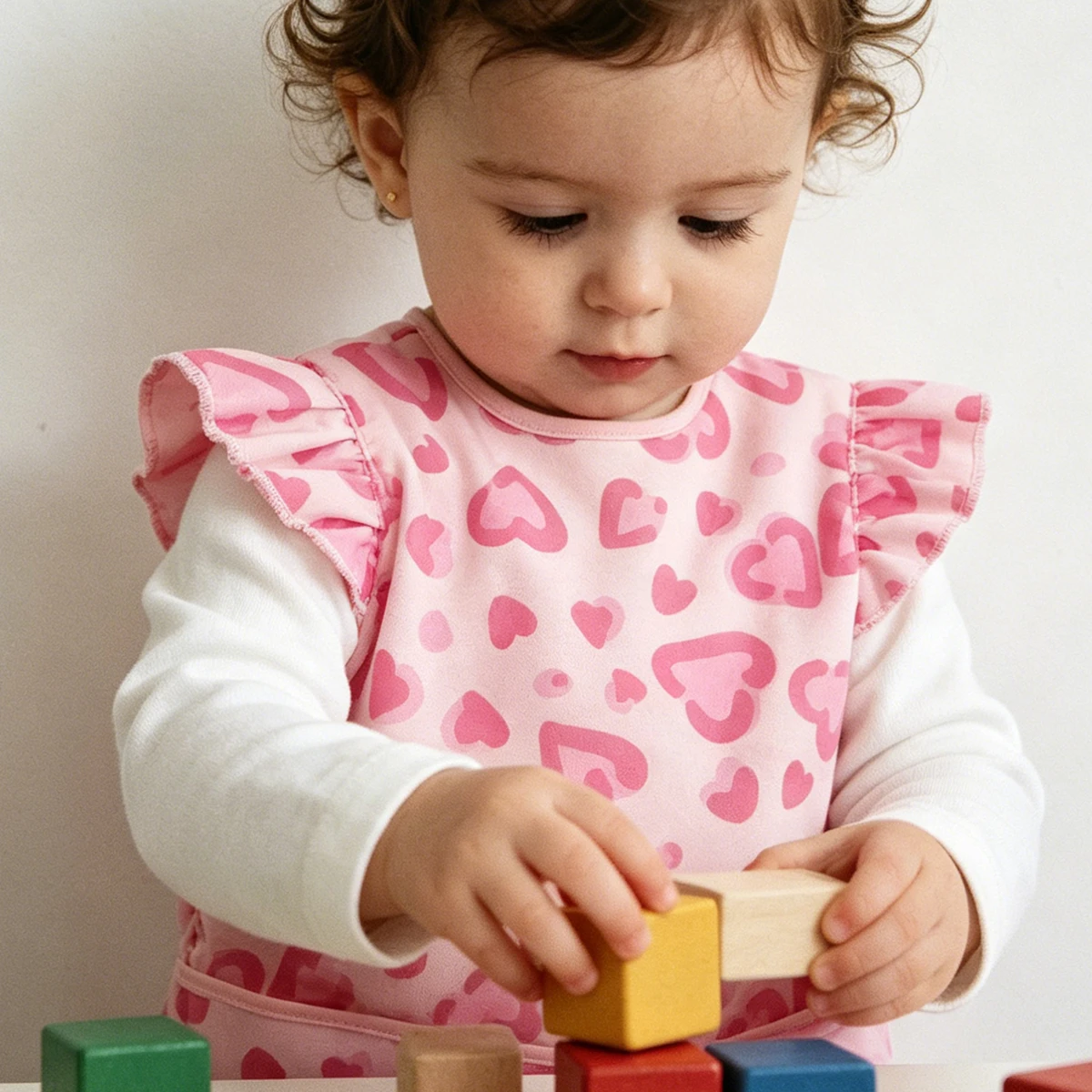 Antihaft- und wasserdichter Baby-Lätzchen, flügelförmiger Fütterungslätzchen, maschinenwaschbar, Esslätzchen, unverzichtbares Geschenk für Neugeborene