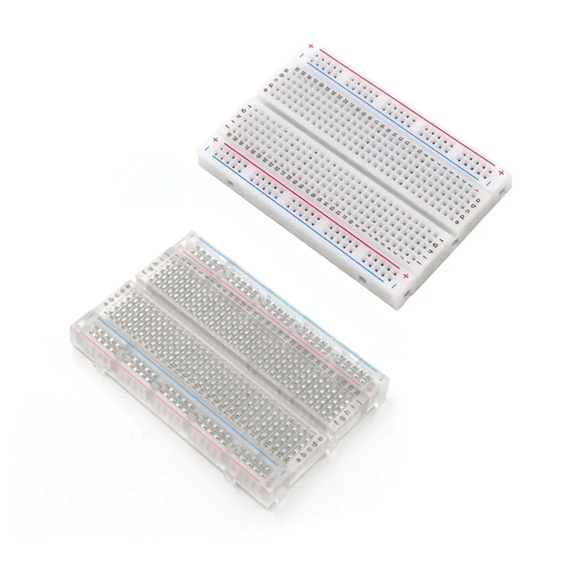 Mini Test Protoboard DIY Bread Board 400 Tie Points Holes Universal Solderless PCB Breadboard For Bus Test Circuit Board MB102