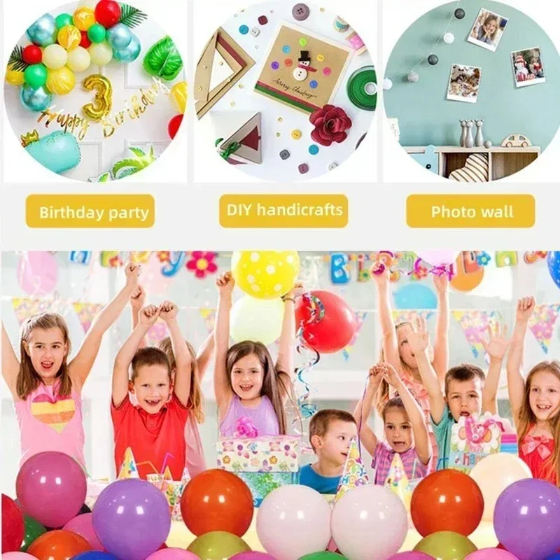100/500/1000/2000PCS Self Adhesive Heel Anti Drop Sticker Ballon Dot Birthday Wedding Party Balloons Glue Sticker Balloons Stand view 5