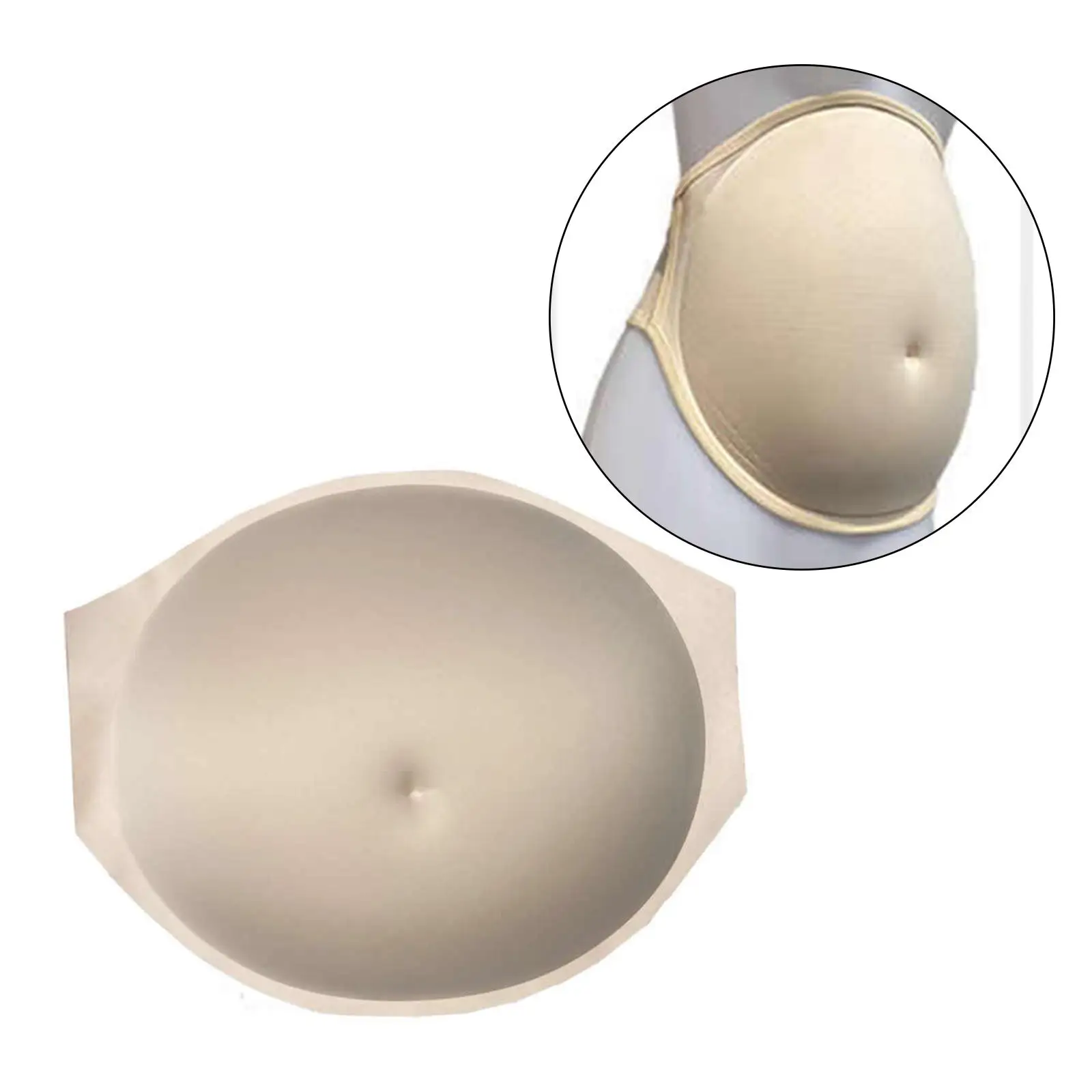 Fake Pregnant Belly Sponge Lightweight for Advertising Actor Performance