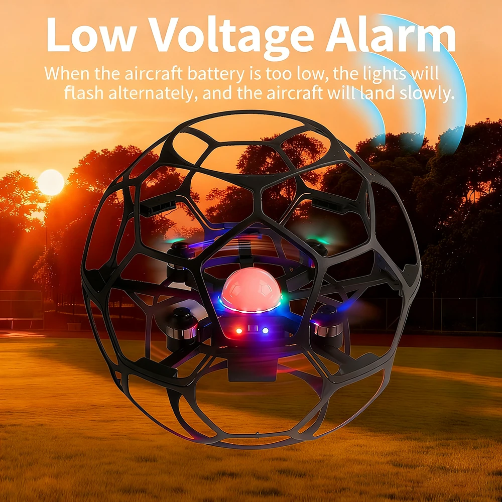 مسابقة كرة القدم للأطفال، كوب كروي مجوف لكرة القدم بدون طيار، لعبة هدية للعطلات كوادكوبتر للعلوم والتعليم #4