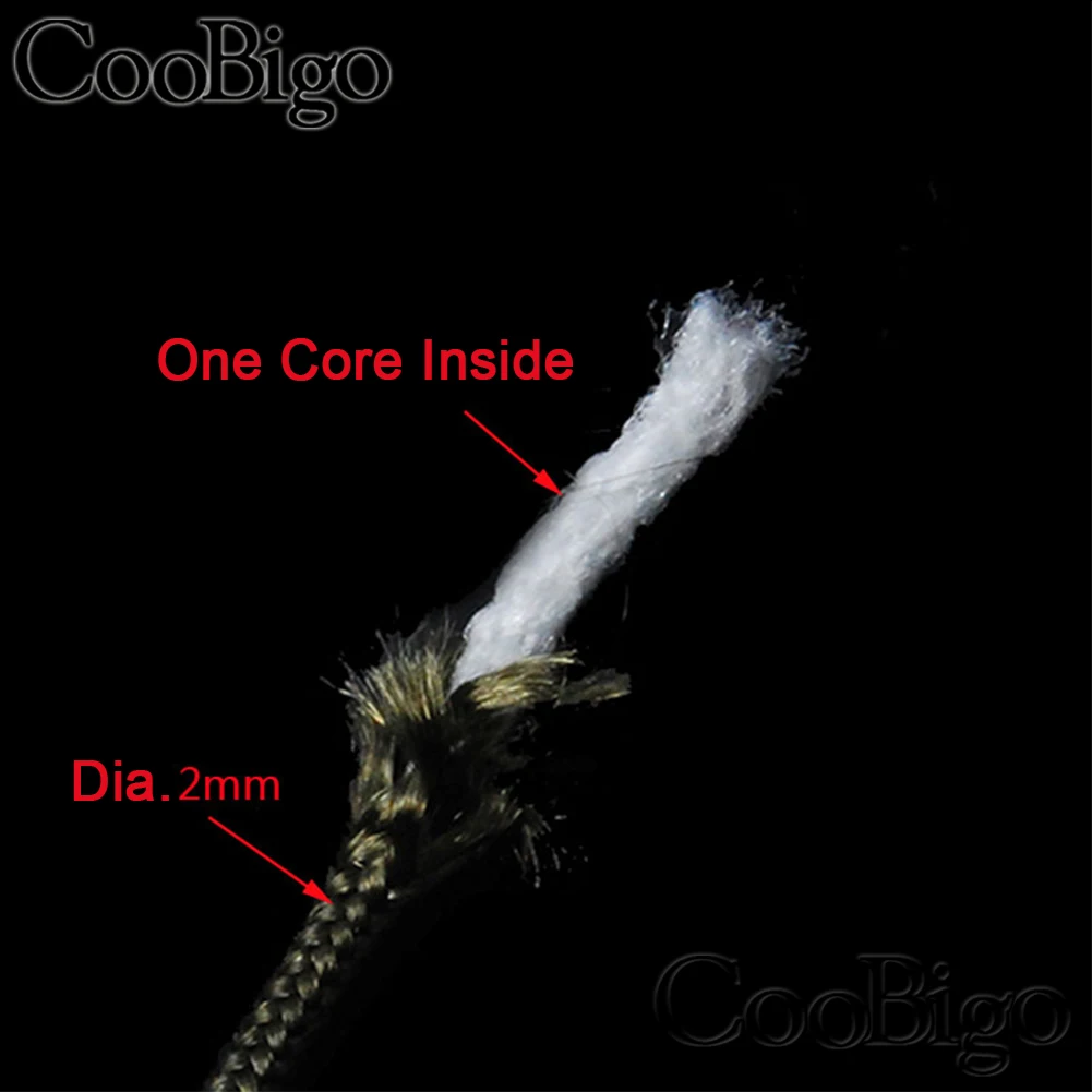 3/100 متر 2 مللي متر المظلة الحبل الحبل حبل واحد ستراند أربطة الحذاء الحبل ل سوار Paracord لتقوم بها بنفسك الاكسسوارات الحرفية