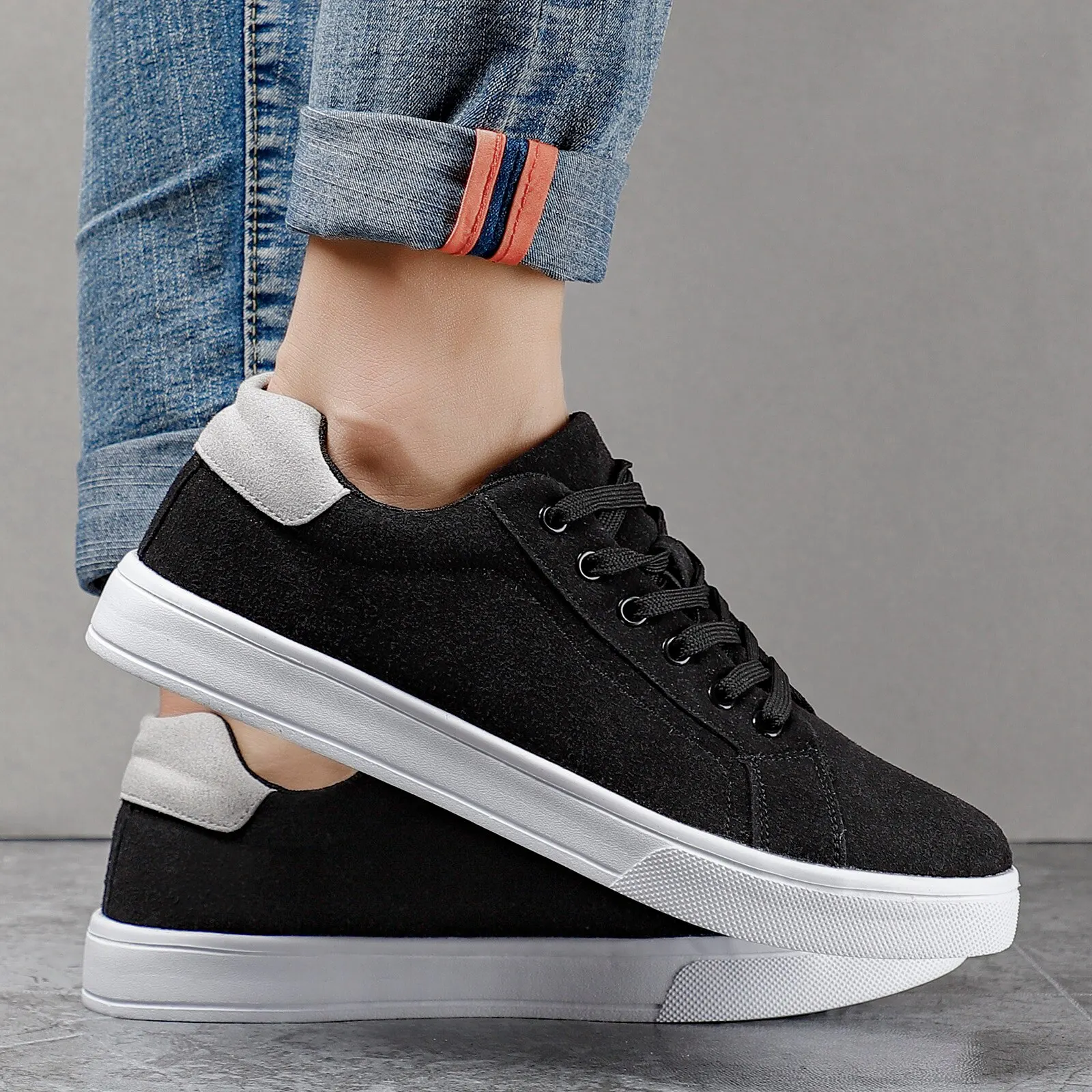 Men Shoes Men\'s Skateboarding Shoes Classics Sneakers For Men Black Shoes Comfortable Footwear For Male