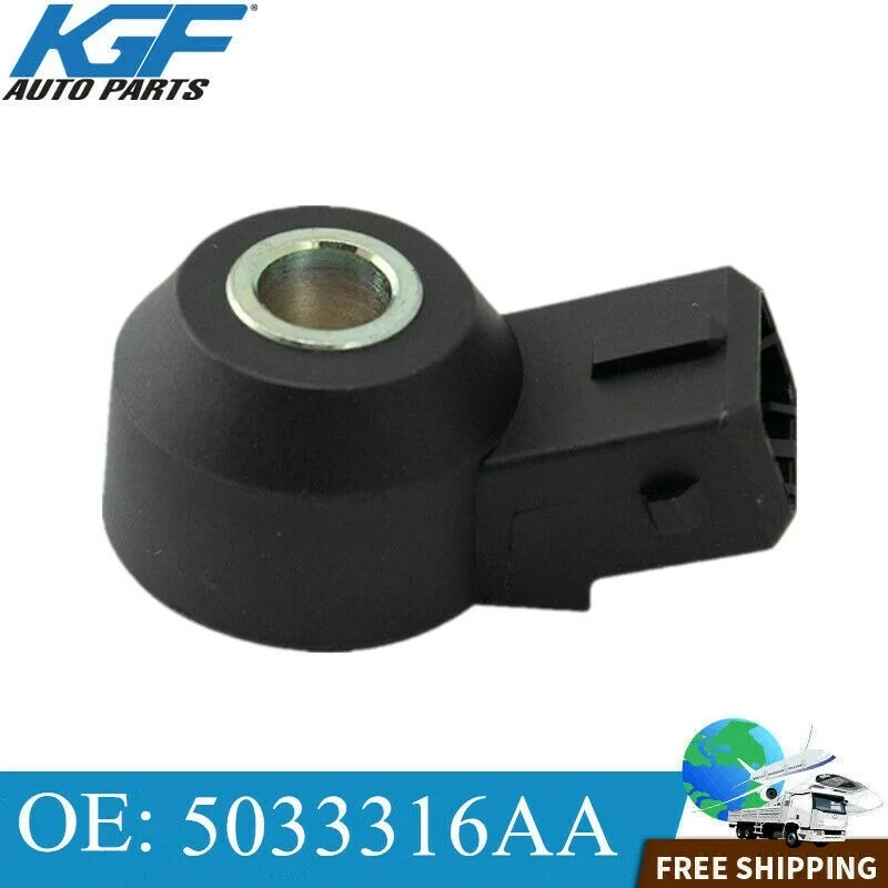 Engine Knock Detonation Sensor for Chrysler Ram Dodge SRT Jeep New 5033316AA 1pc