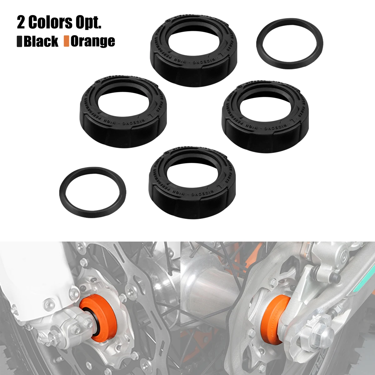 Kit protetor de rolamento da roda traseira dianteira da motocicleta para ktm exc 300 2016-2024 EXC-F 500 450 400 350 300 250 200 150 125 XC-W