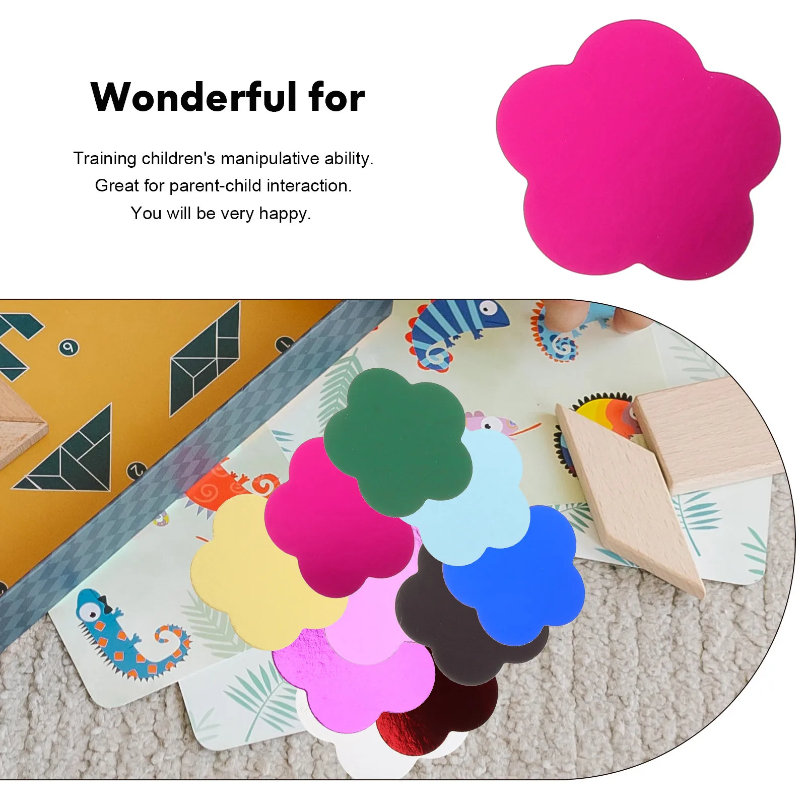 30 Sheets Colorful Card Paper Pieces Premium Paper-Cut Art Set for Children Handcraft Projects Training Motor Skills Cut-Out