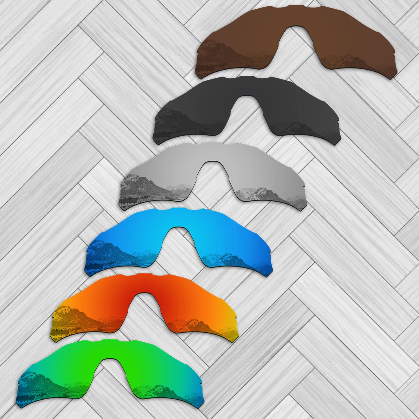 

ELuxonsight Polarized Enhanced Replacement Lenses for Oakley Radar EV Path OO9208 | Radar EV Path Asian Fit Sunglasses