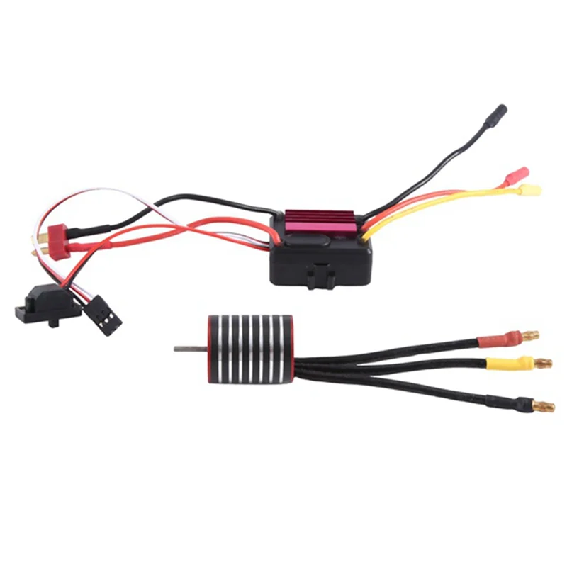 

A45F-Waterproof Brushless Motor With 35A ESC Combo Set For 1/8 1/10 1/12 RC Crawler Car Truck