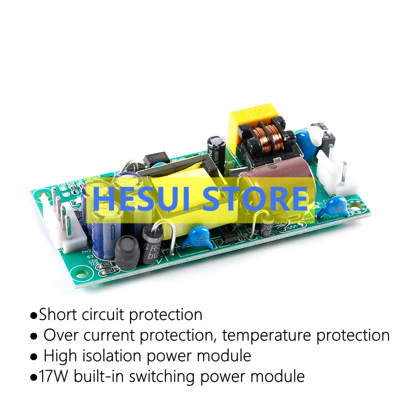 SM-FLA17A 5V 12V 15V 17W DC power supply module Built-in switching power module Positive and negative dual AC-DC DC-DC Module