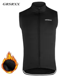 GRSRXX Winter Thermal Cycling Jacket MTB Bike Coat Bicycle Clothing Sleeveless Cycling Jerseys Ciclismo Jackets Men Women