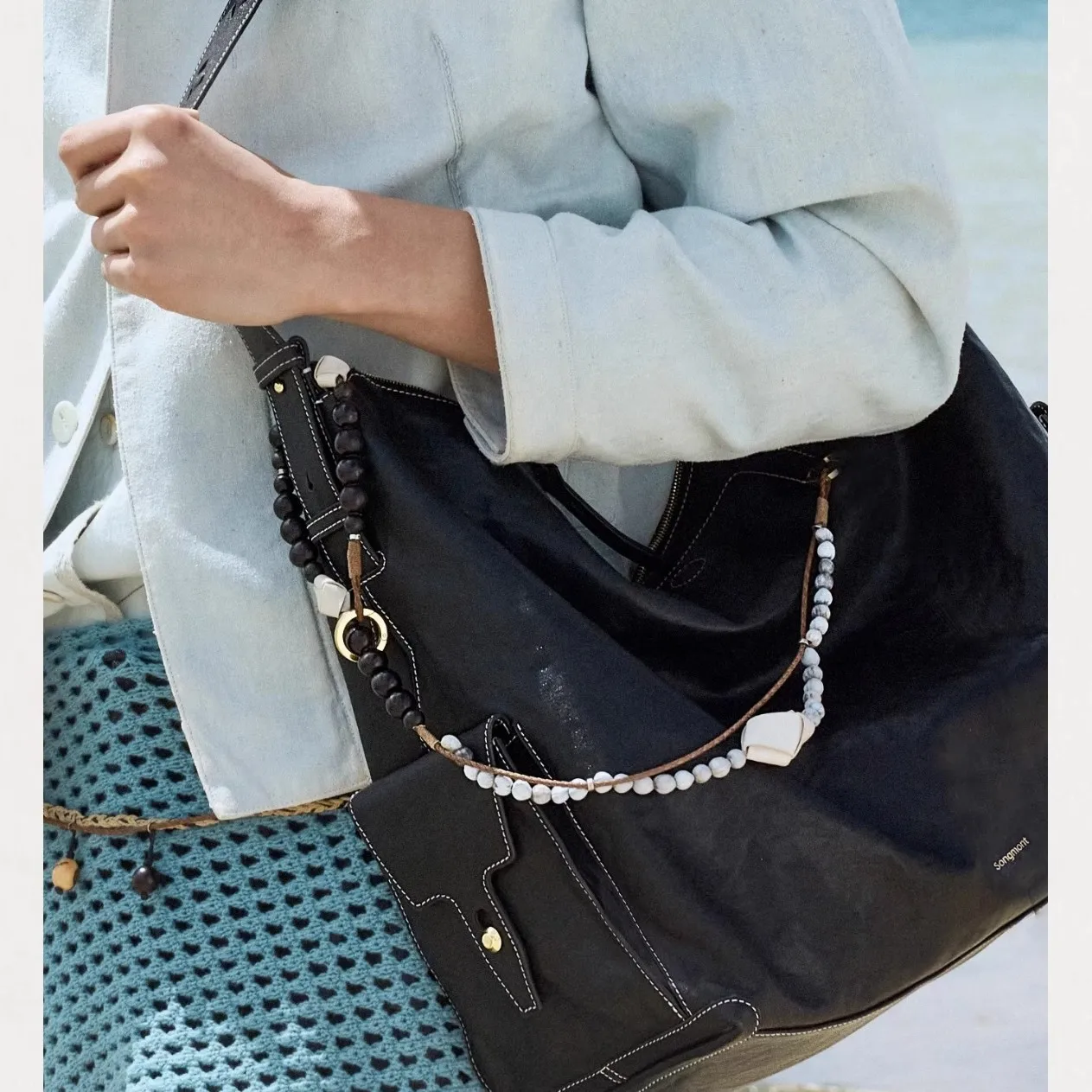 أكياس سونمونت الطبيعية على شكل سلسلة من البذور على الطراز الصيني والمعلقات والخرز والحلي والأزياء على الطراز الصيني