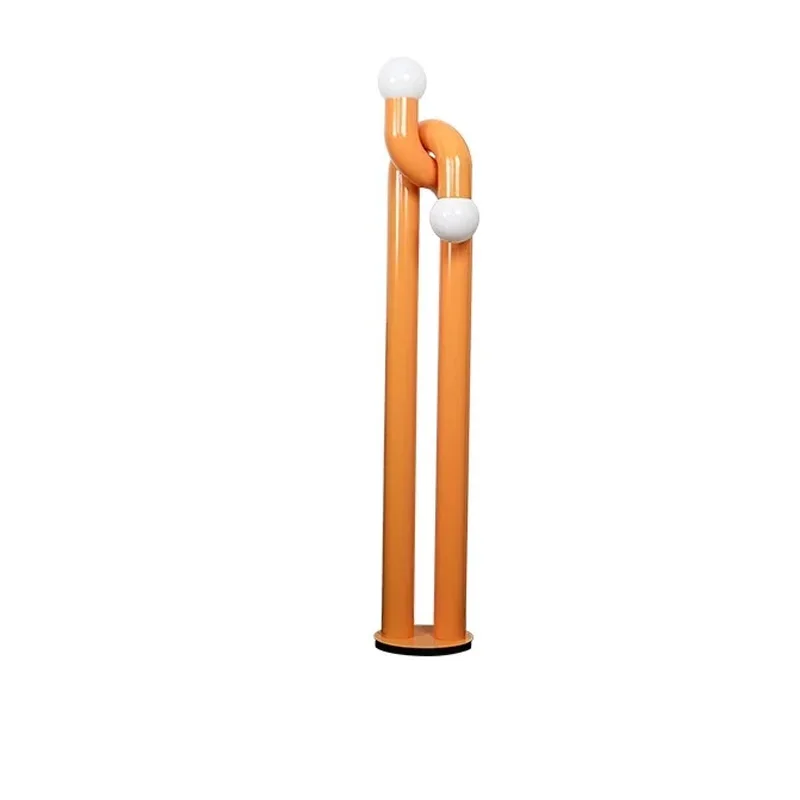 

Italian designer floor lamp, glass lustre, macaron indoor home interior lighting, suitable for living room, study, office