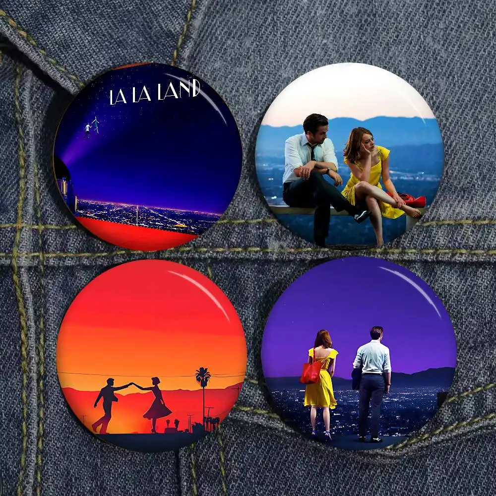 L-La La L-Land 58mm Cute Series Pins Funny Badge Interesting Cartoon Animals Brooches Backpack Clothes Gift Accessory