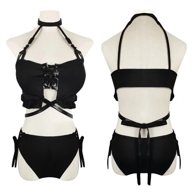 

Cos Death Note Cos Black Camisole Swimsuit Death Note Misa Amane Women's Cosplay Costume Cosplay