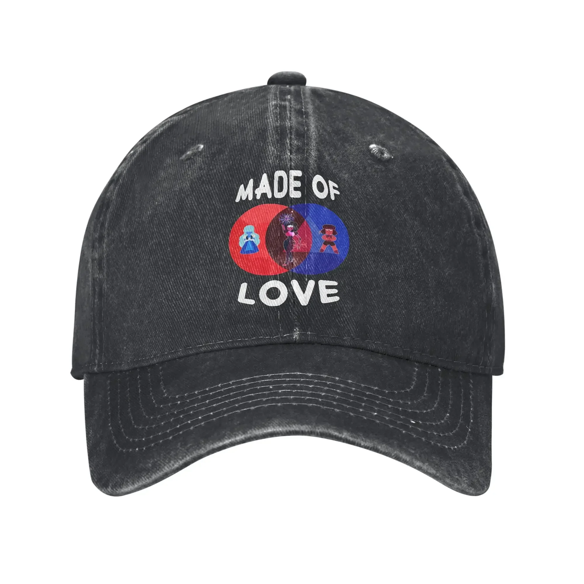 steven-universo-garnet-feito-de-amor-bone-de-beisebol-vintage-angustiado-denim-dos-desenhos-animados-bone-de-sol-das-mulheres-dos-homens-ao-ar-livre-ajuste-ajustavel-chapeus