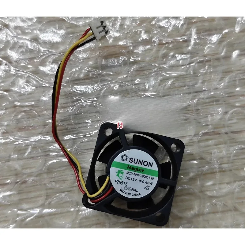 New Fan SUNON MC25101V2-0000-F99 DC 12V 0.45A Cooler Fan 25 × 25 × 10mm