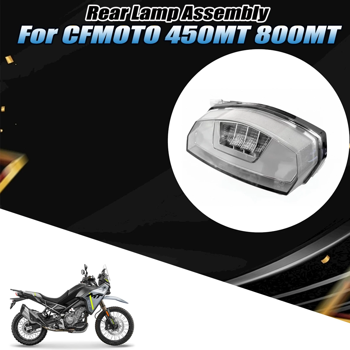 Motorcycle taillight assembly rear turn signal Fit For CFMOTO 700MT 800MT 450MT MT/450/800/700