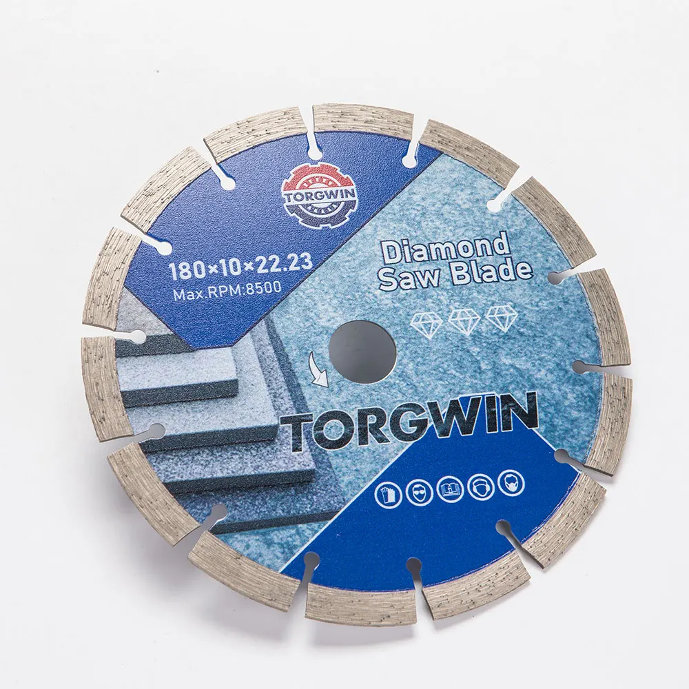UV printing Dry cut Diamond Saw Blade 125/150/180/230mm Twin Disc Granite Marble Cutting Disc Porcelain Tile Ceramic Blades