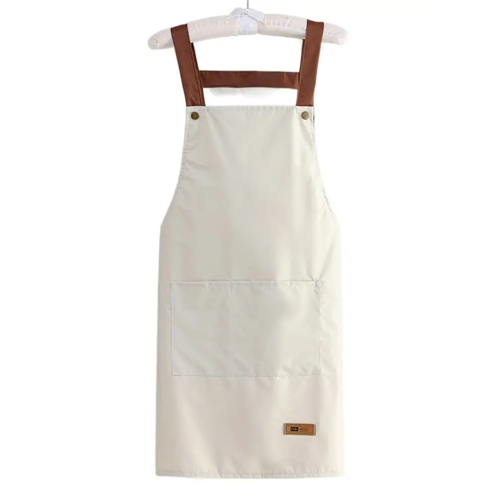 Waterproof and Oilproof Adult Apron PVC Sleeveless Aprons Workwear Studios Uniform Home Kitchen Cooking Apron