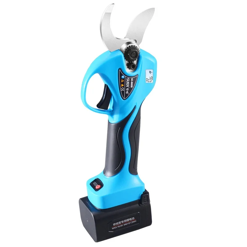 SUCA new model 4ah electric pruning shear electric pruner LCD display cordless professional scissors