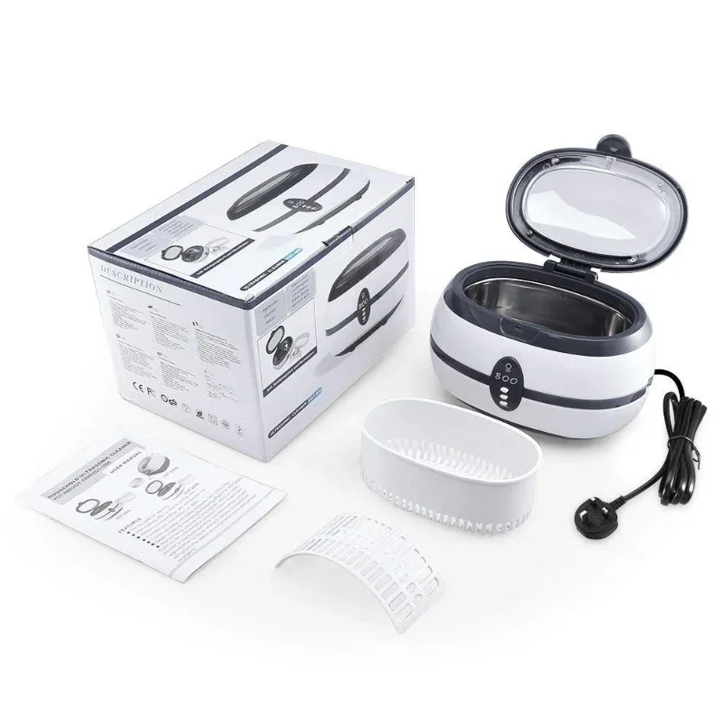

Superior Dental Small Ultrasonic Cleaning Machinery - Home, Shop Glasses & Jewelry Cleaning - Multi-Function Ultrasound