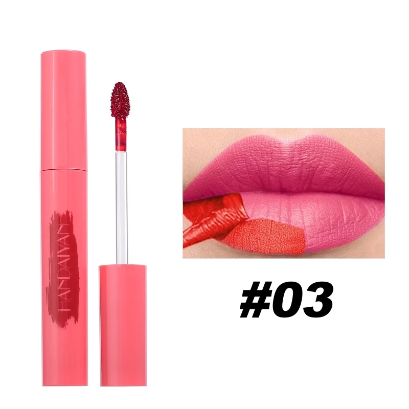 E1YE Matte Peelable Lip Stain Transfer Proof Long Wear Moisturizing Lip Glosses for Girl