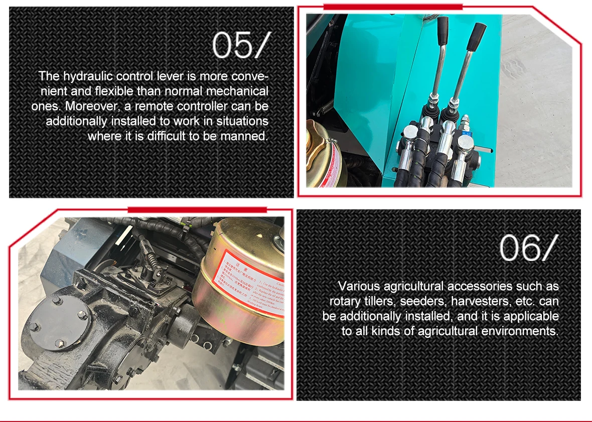 50 PS Mini-Raupenschlepper Multifunktionaler EPA-Zertifizierter Traktor für Landwirtschaftliche Nutzung Werksanpassung – Detail 13