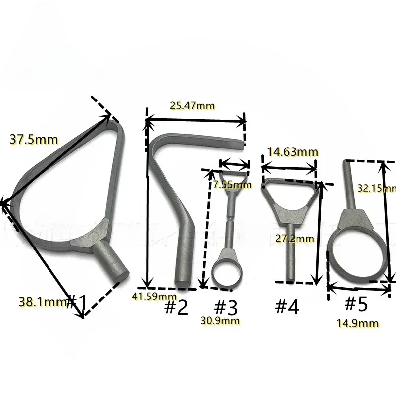 Pottery Tungsten Steel Repair Billet Knife Head DIY Ceramic Handicrafts Carving Texture Modeling Hard Alloy Toroidal Tool Head