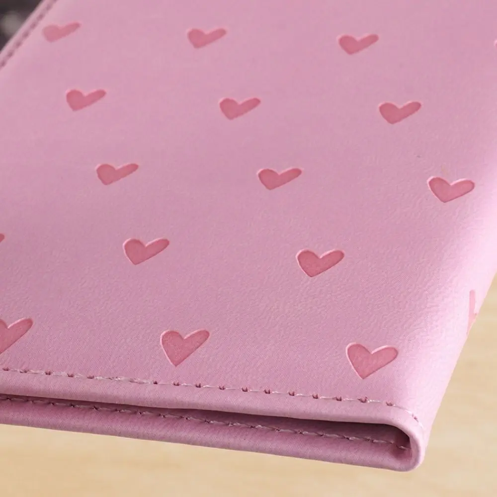 Luxury Love Printed Passport Protective Cover PU Leather Portable Document Protector Case Cute Wallet Purse
