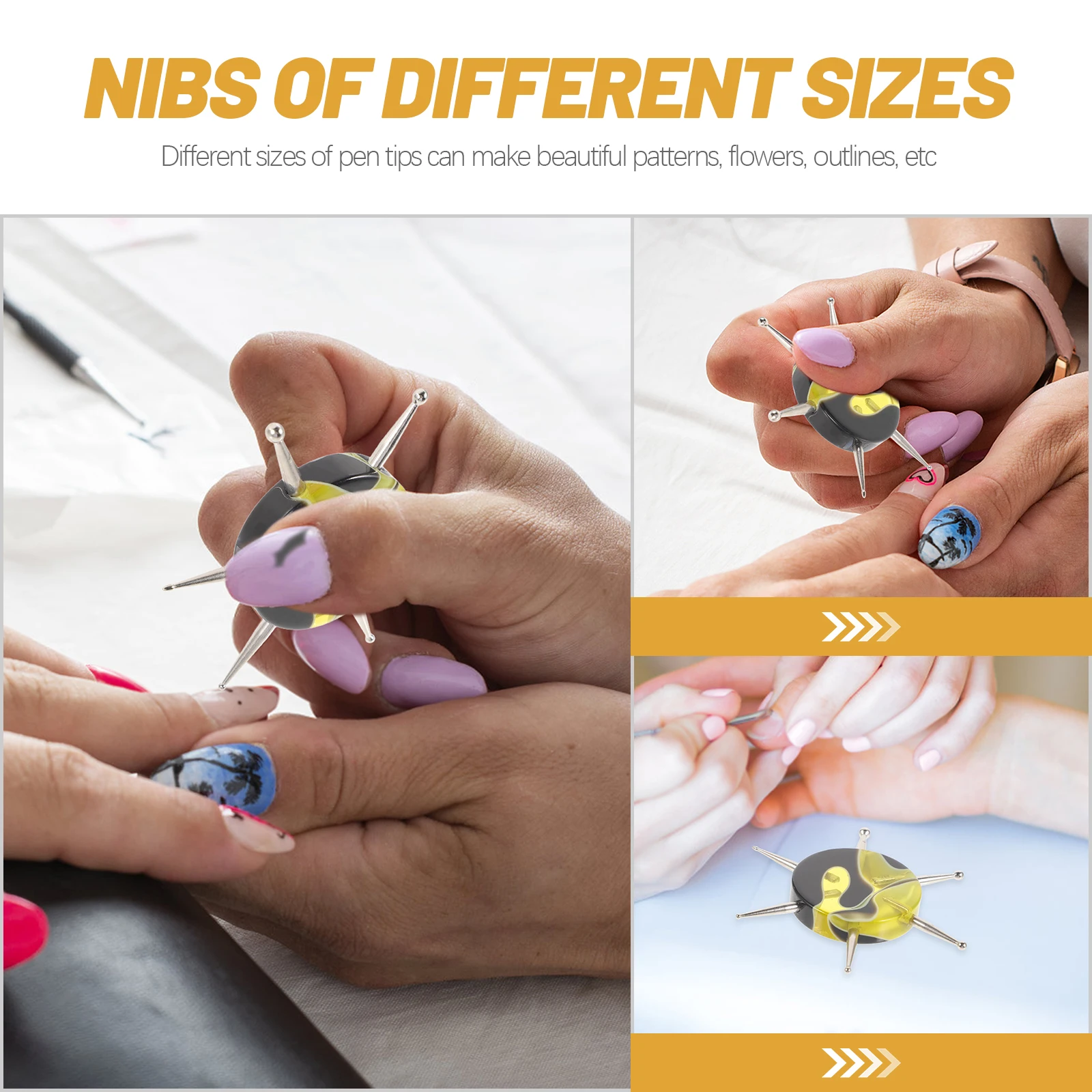 

Acrylic Diamond Dotting Pen Nail Art Tool Clay Sculpting Multi-Use Manicure Diy Kit Small Round Lightweight Kids Handcraft