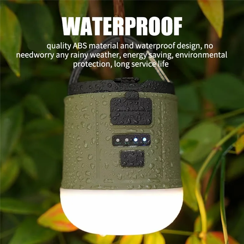

ELOS-Portable LED Camping Lantern Emergency Outdoor Tent Light Ideal Forhiking Andcamping
