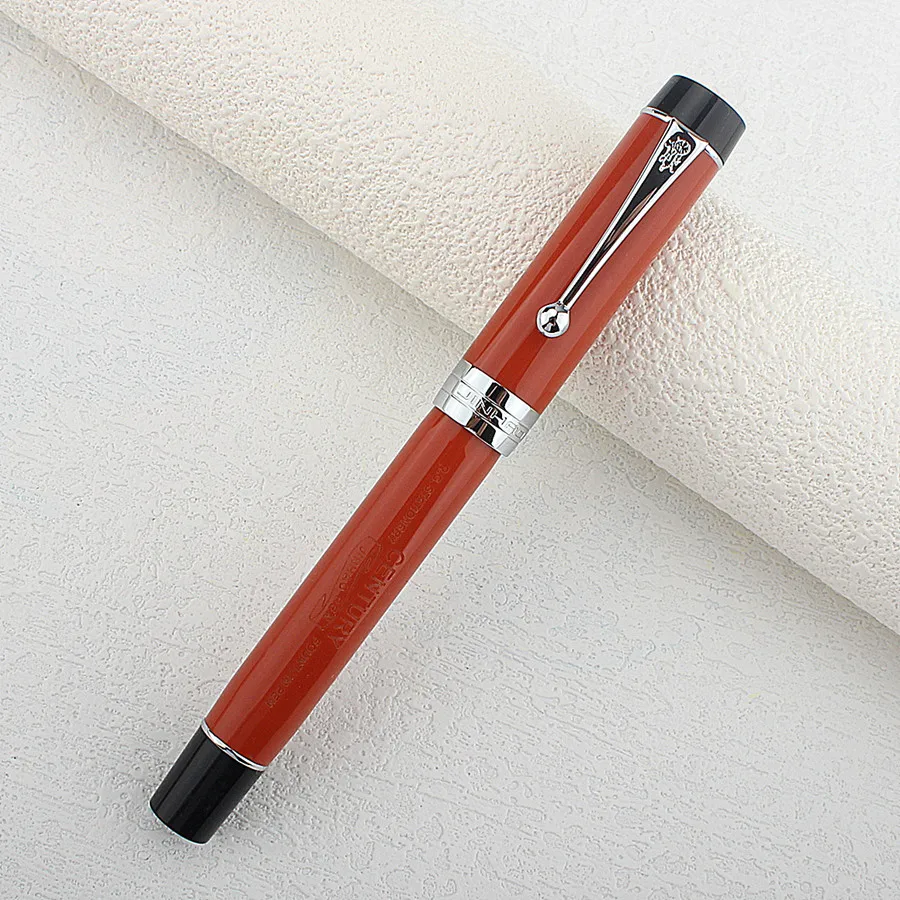 

Jinhao 100 Centennial каучуковая перьевая ручка EF/F M / Nib Золотой зажим деловые офисные и школьные принадлежности Канцтовары PK 9019