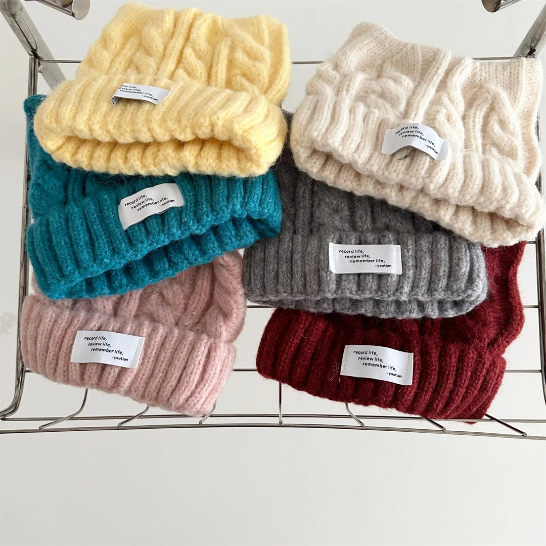 gorro-unissex-de-malha-espessa-chapeu-quente-para-outono-e-inverno-aba-curta-cor-solida-para-meninos-e-meninas