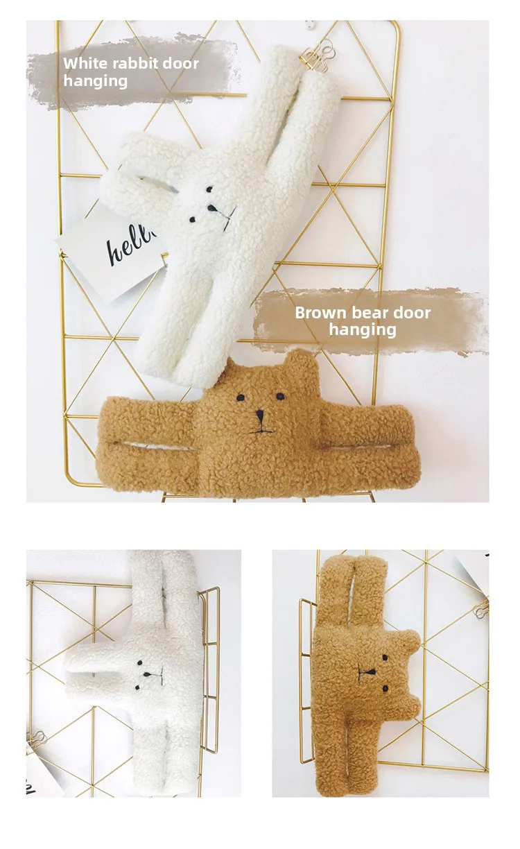 Nette Kleine Bär Sicherheit Schutz Anti Pinch Tür Stop Dekoration Tür Hängen Haustier Retention kinder Anti-kollision Puppe – Detail 5