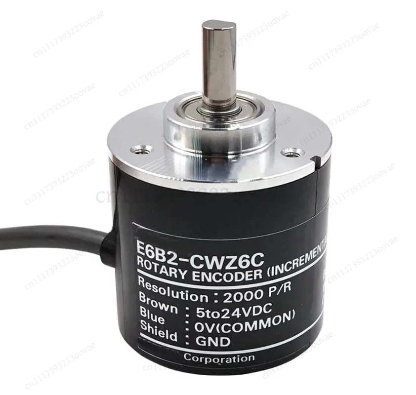 E6C2 Incremental Rotary Encoder CWZ5G CWZ5B CWZ6C CWZ3E CWZ5GH CWZ3XH CWZ6CH CWZ1X - 5V/12V/24V, 100-1000 PPR, Shaft 6mm