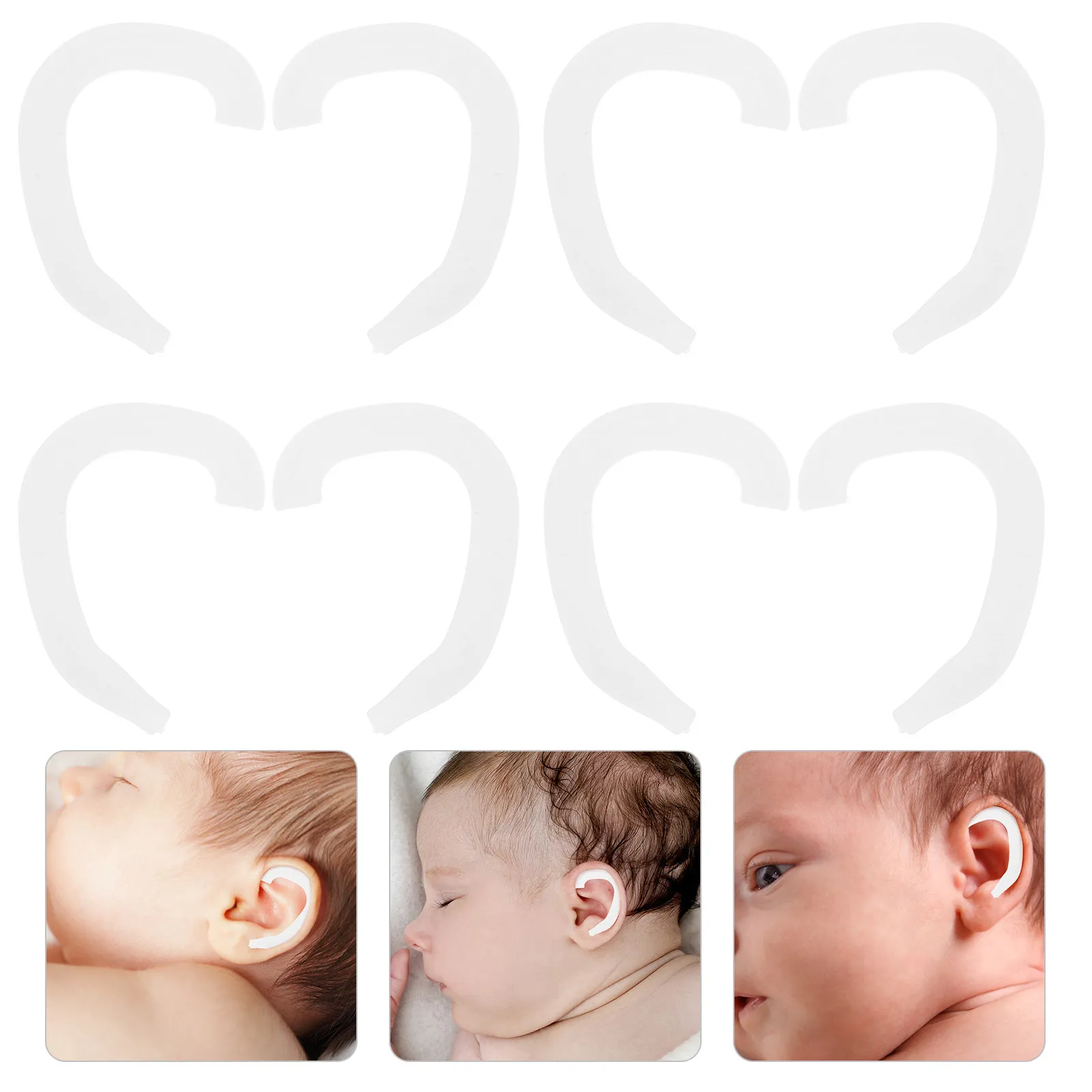 

5Pairs Protruding Ear Corrector Kids Auricle Support External Ear Correction Device for Deformed Ears Non-Surgical Solution